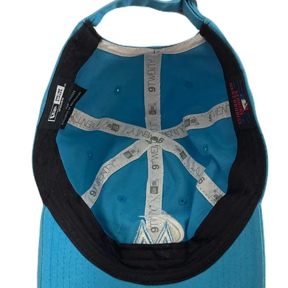 New Era 59Fifty Women's Hat MLB Miami Marlins Aqua Blue